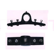 PLASTIC MUD GUARD BRACKET MOUNT 4 BOLTS BLACK