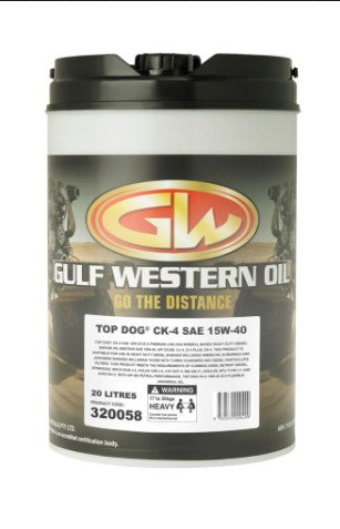 TOP DOG CK-4 SAE 15W-40 20L